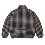 Supreme Plaid Track Black Cotton Jacket