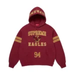 Supreme Rhinestone Eagle Hooded Jacket