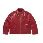 Supreme Schott Red Leather Jacket