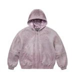 Supreme Studded Lilac Leather Jacket