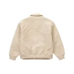 Supreme Studded Quilted White Jacket