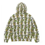 Supreme TNF Leaf Hooded White Jacket