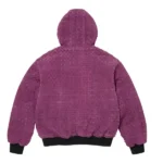 Supreme Woven Hooded Purple Jacket