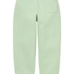 Supreme Satin Appliqué Green Trouser