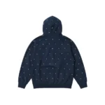 Supreme Stars studded Navy Blue Hoodie